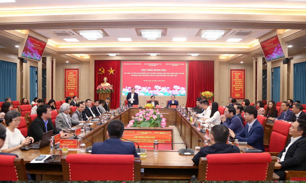 Định hình vai trò, vị thế của khoa học xã hội và nhân văn trong kỷ nguyên số - Ảnh 1. Định hình vai trò, vị thế của khoa học xã hội và nhân văn trong kỷ nguyên số - Ảnh 1.