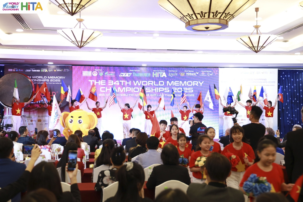 &quot;Siêu trí nhớ Thế giới 2025&quot; chính thức khai mạc tại TP.HCM, ra mắt công nghệ realtime - Ảnh 1.