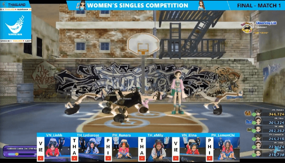 Lỗi hiển thị quốc kỳ trong trận chung kết đơn nữ bộ môn Audition Lỗi hiển thị quốc kỳ trong trận chung kết đơn nữ bộ môn Audition