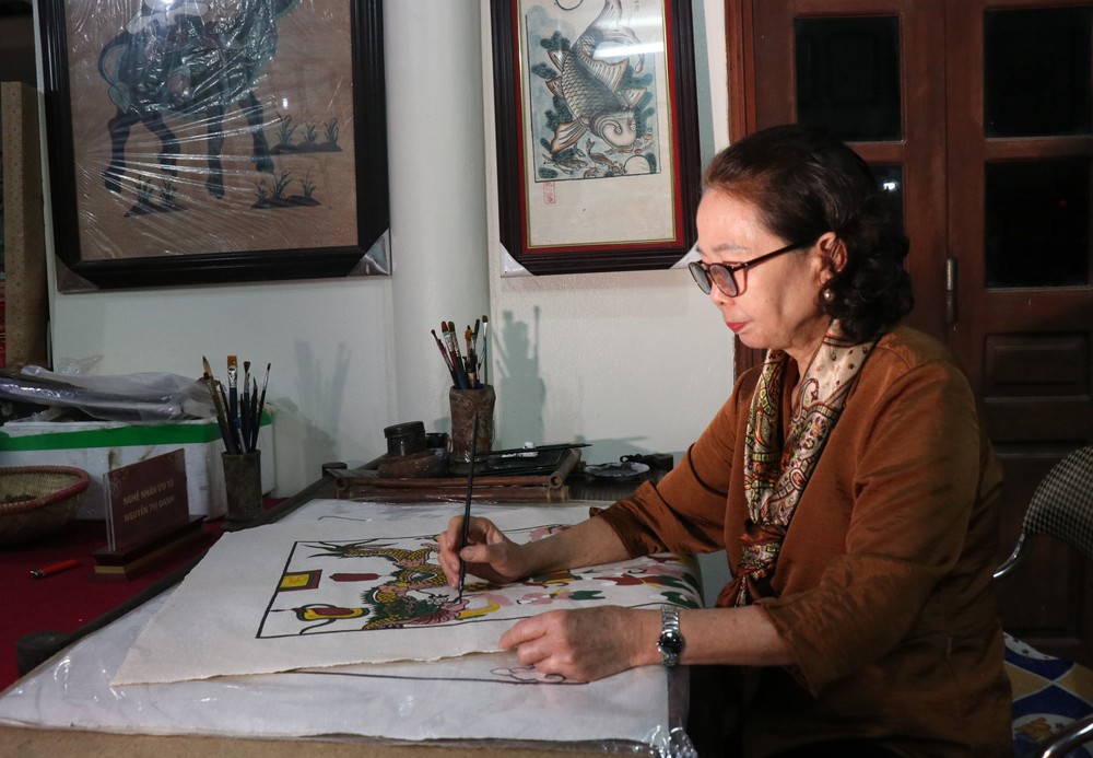 Bảo tồn tranh Đông Hồ (Bài 2): Những "báu vật" nhân văn sống - Ảnh 4. Bảo tồn tranh Đông Hồ (Bài 2): Những "báu vật" nhân văn sống - Ảnh 4.