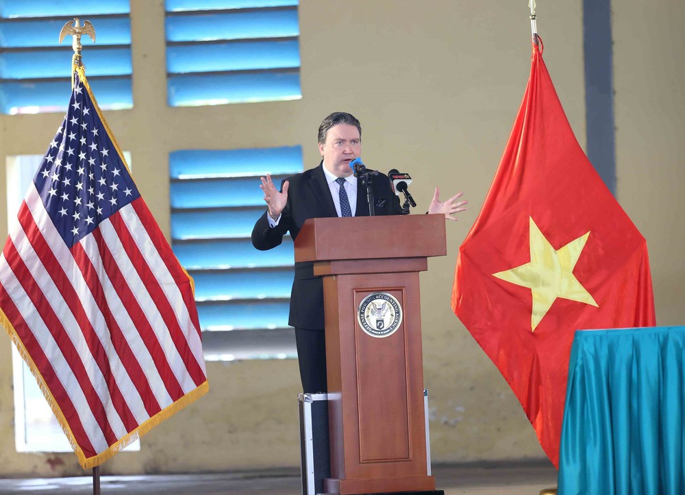 Hồi hương hài cốt quân nhân Hoa Kỳ mất tích trong chiến tranh Việt Nam - Ảnh 3. Hồi hương hài cốt quân nhân Hoa Kỳ mất tích trong chiến tranh Việt Nam - Ảnh 3.