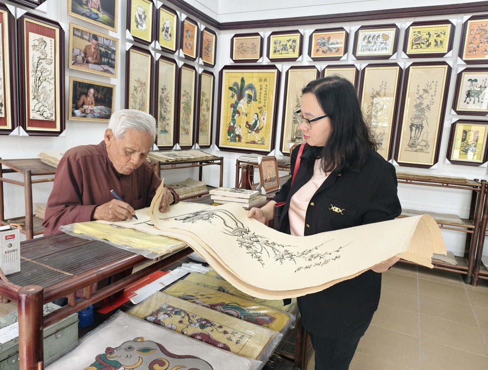 Bảo tồn tranh Đông Hồ (Bài 2): Những "báu vật" nhân văn sống - Ảnh 2. Bảo tồn tranh Đông Hồ (Bài 2): Những "báu vật" nhân văn sống - Ảnh 2.