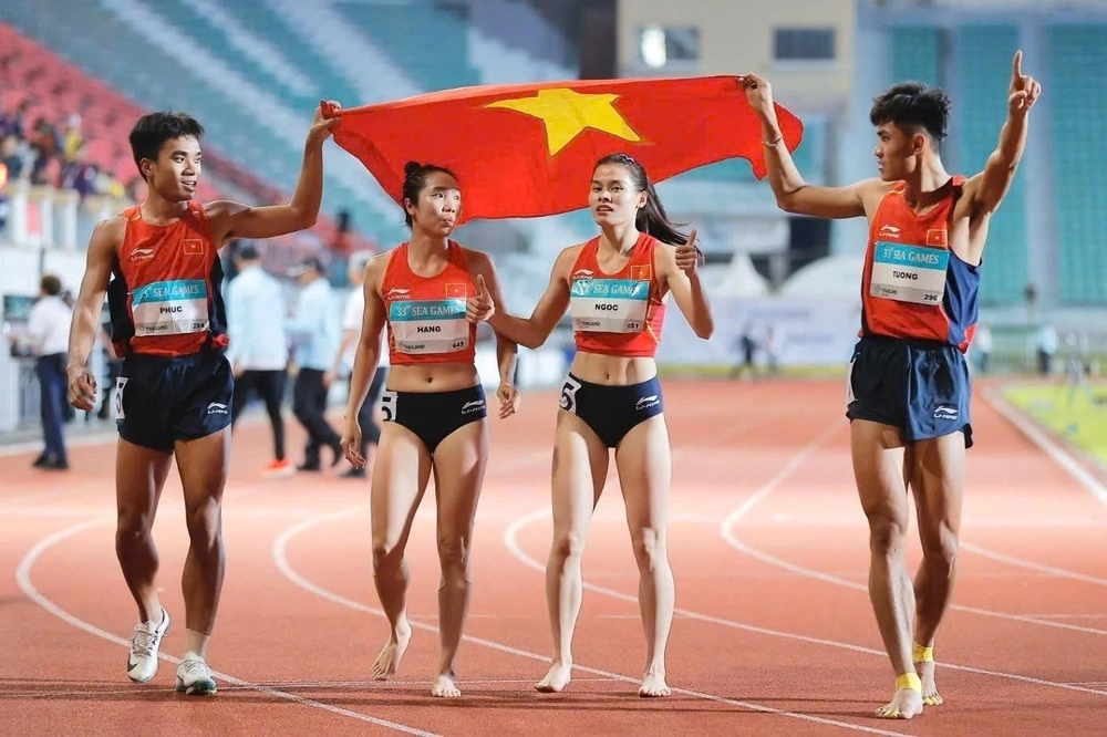 Kết quả SEA Games 2025 hôm nay 13/12: Điền kinh mang về HCV thứ 30 cho đoàn thể thao Việt Nam - Ảnh 4. Kết quả SEA Games 2025 hôm nay 13/12: Điền kinh mang về HCV thứ 30 cho đoàn thể thao Việt Nam - Ảnh 4.