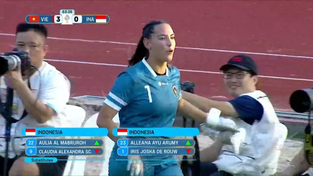 Báo chí Indonesia đồng loạt lên tiếng về sai lầm của thủ môn nhập tịch ở trận thua 0-5 ĐT nữ Việt Nam - Ảnh 2. Báo chí Indonesia đồng loạt lên tiếng về sai lầm của thủ môn nhập tịch ở trận thua 0-5 ĐT nữ Việt Nam - Ảnh 2.