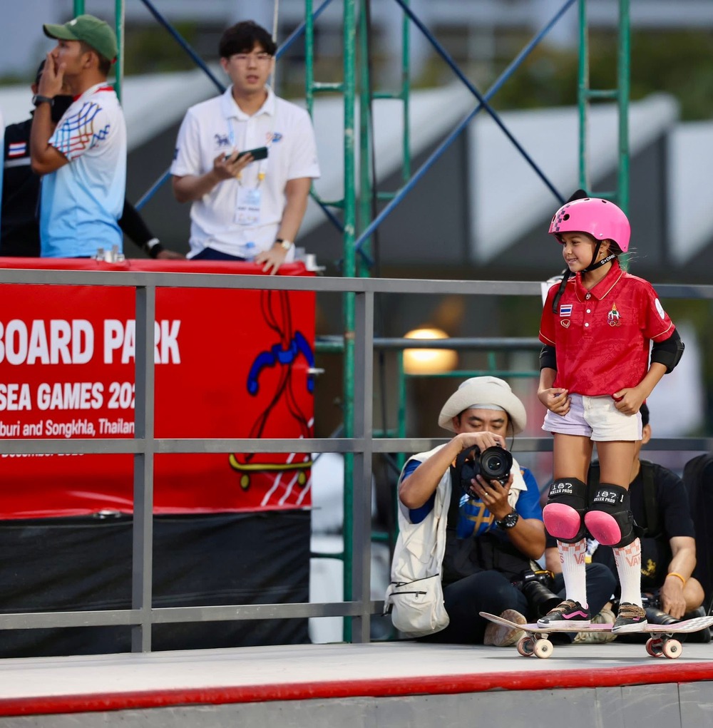 Ngôi sao 9 tuổi trở thành VĐV nhỏ tuổi nhất tranh tài tại SEA Games 2025 - Ảnh 5. Ngôi sao 9 tuổi trở thành VĐV nhỏ tuổi nhất tranh tài tại SEA Games 2025 - Ảnh 5.