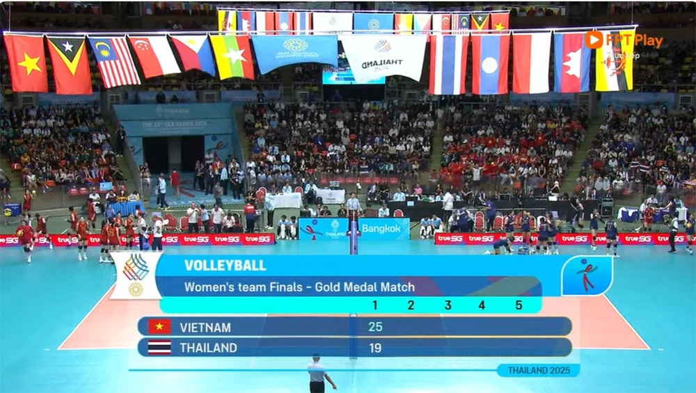 Bóng chuyền nữ Việt Nam lỡ hẹn HCV sau trận chung kết SEA Games 2025 cực kỳ cảm xúc trước Thái Lan - Ảnh 3. Bóng chuyền nữ Việt Nam lỡ hẹn HCV sau trận chung kết SEA Games 2025 cực kỳ cảm xúc trước Thái Lan - Ảnh 3.