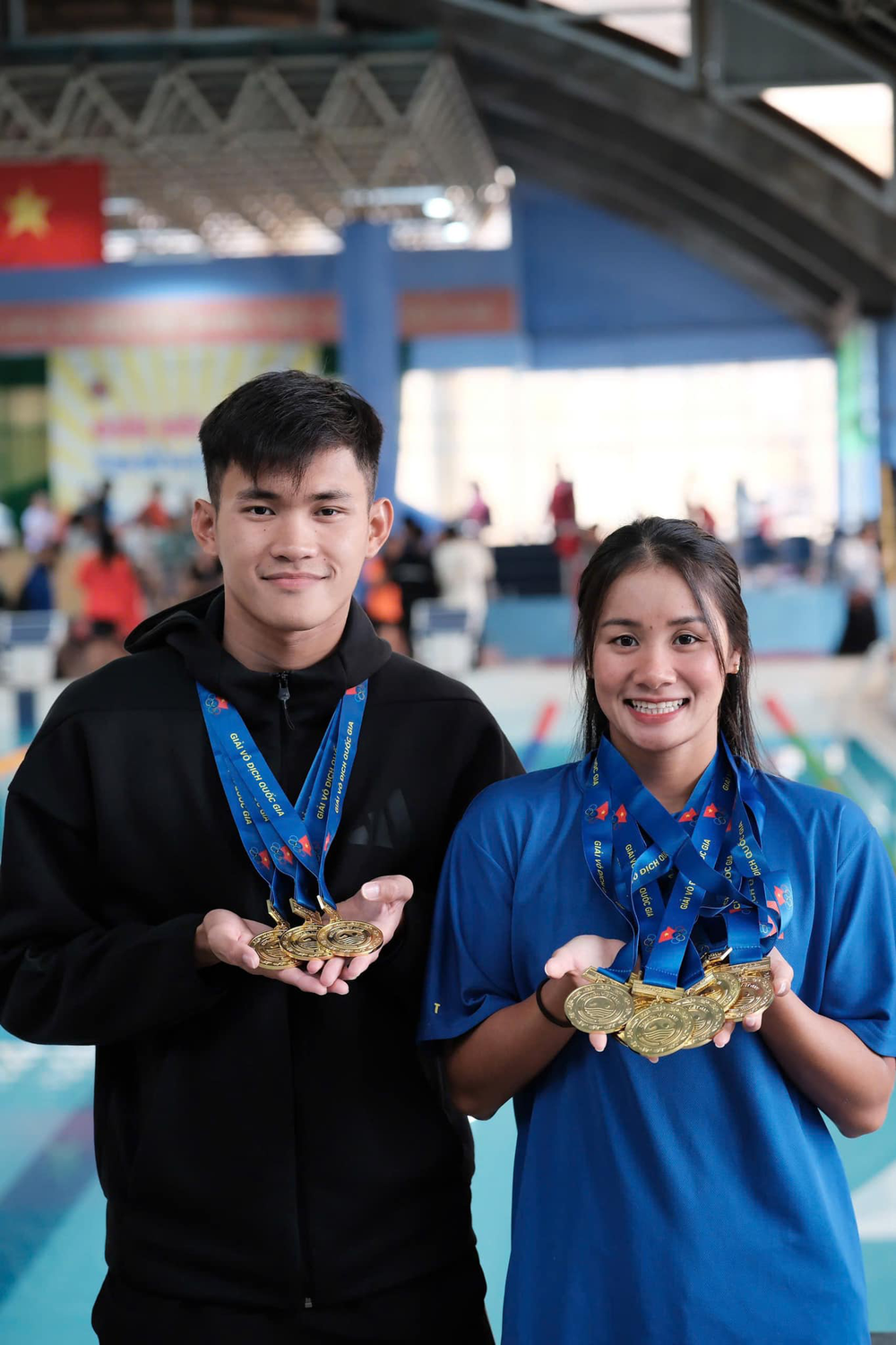 Kình ngư Phạm Thanh Bảo công khai ủng hộ bạn gái Mỹ Tiên sau khi giành cú đúp HCV SEA Games 2025 - Ảnh 2. Kình ngư Phạm Thanh Bảo công khai ủng hộ bạn gái Mỹ Tiên sau khi giành cú đúp HCV SEA Games 2025 - Ảnh 2.