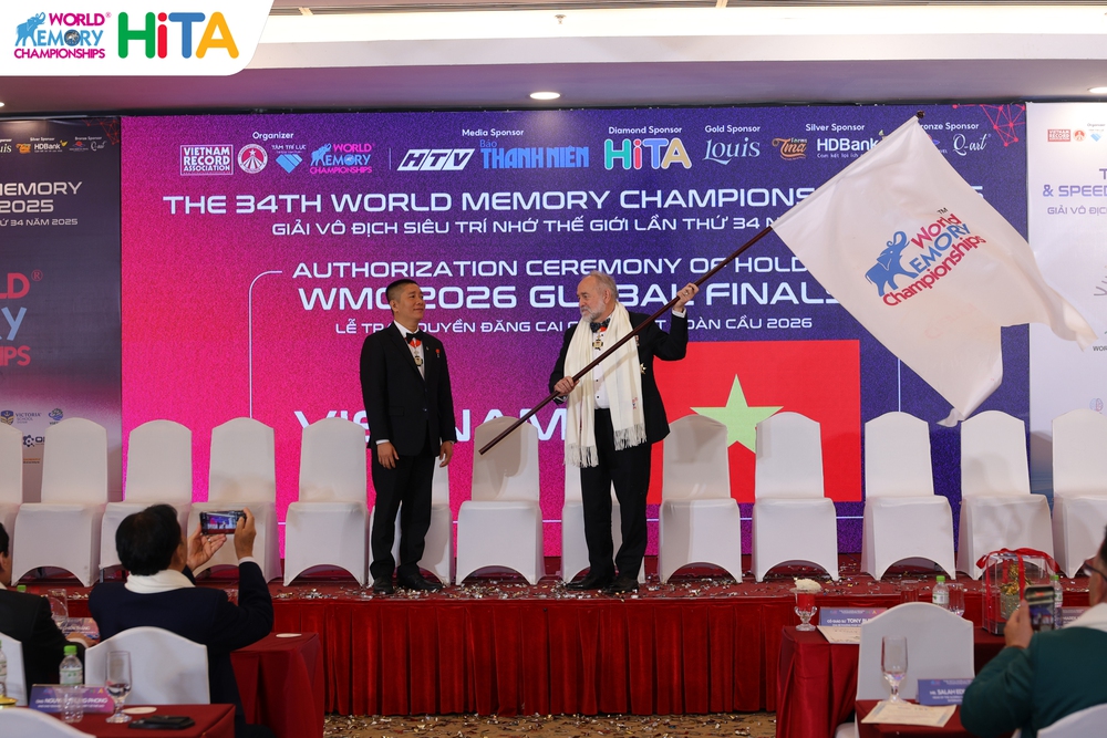 Khép lại giải vô địch Siêu trí nhớ lần thứ 34: Mông Cổ vô địch, Việt Nam tiếp tục đăng cai mùa sau - Ảnh 2. Khép lại giải vô địch Siêu trí nhớ lần thứ 34: Mông Cổ vô địch, Việt Nam tiếp tục đăng cai mùa sau - Ảnh 2.