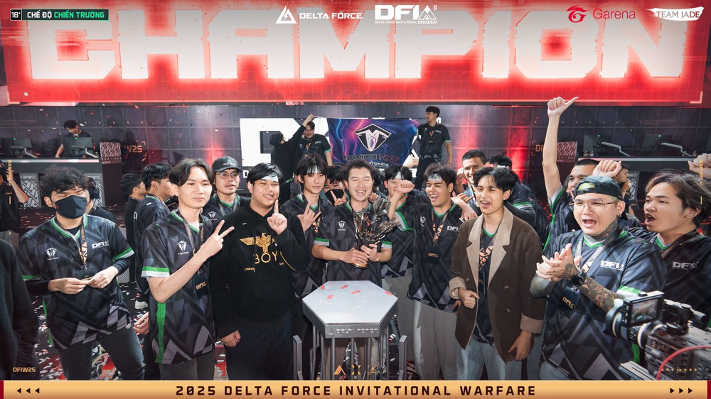 Toxido NxG đăng quang ngôi vương Delta Force Invitational 2025 - Đại diện Việt Nam dừng chân top 4 - Ảnh 3. Toxido NxG đăng quang ngôi vương Delta Force Invitational 2025 - Đại diện Việt Nam dừng chân top 4 - Ảnh 3.