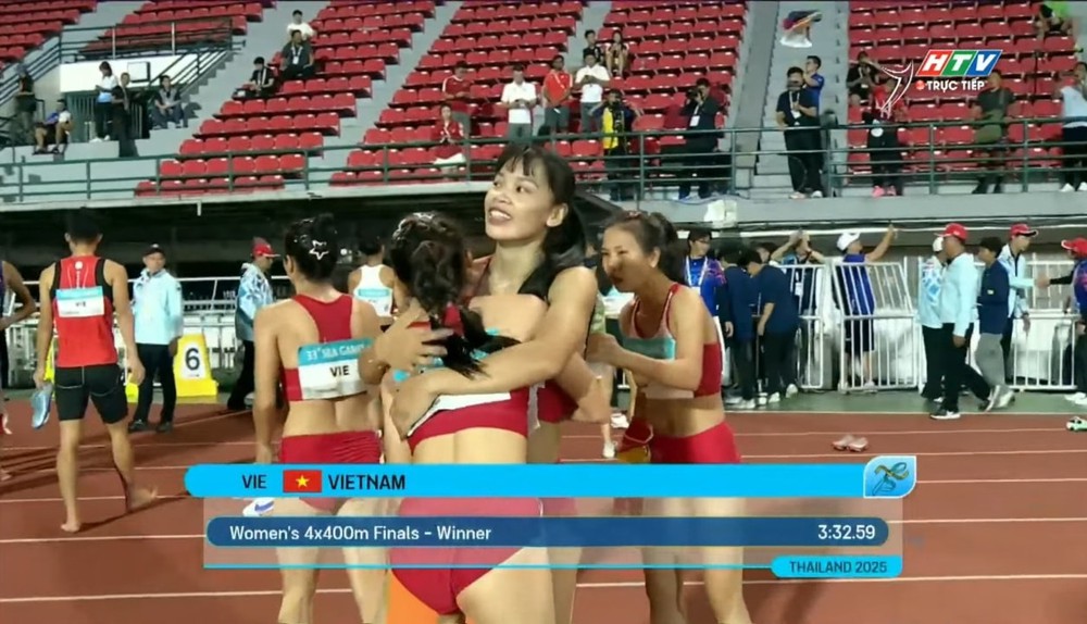 Điền kinh Việt Nam liên tiếp giành HCV và HCB chạy tiếp sức ở SEA Games 2025 - Ảnh 1. Điền kinh Việt Nam liên tiếp giành HCV và HCB chạy tiếp sức ở SEA Games 2025 - Ảnh 1.