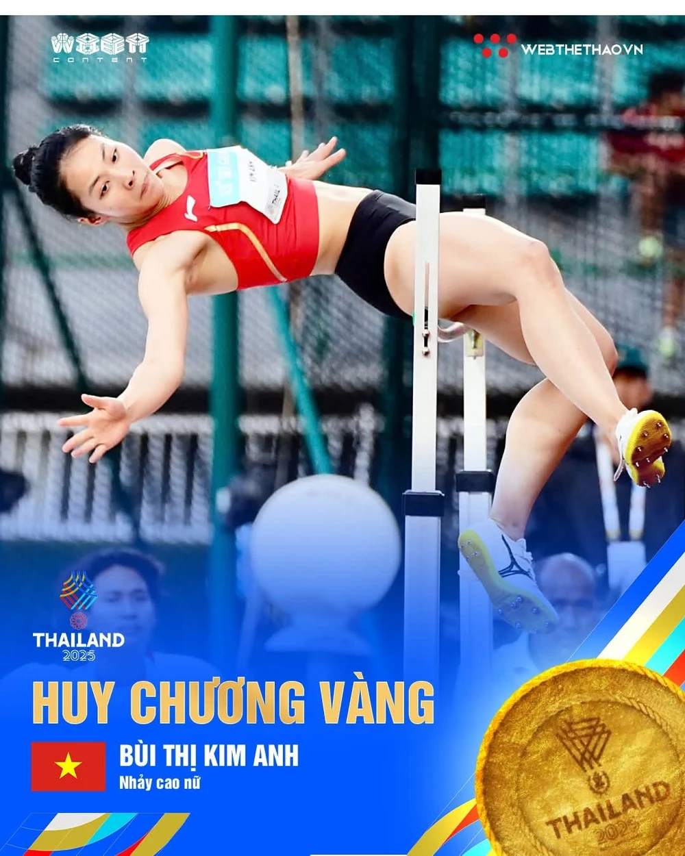 VĐV 19 tuổi mang về tấm HCV thứ 46 cho đoàn TTVN ở SEA Games 2025 - Ảnh 1. VĐV 19 tuổi mang về tấm HCV thứ 46 cho đoàn TTVN ở SEA Games 2025 - Ảnh 1.
