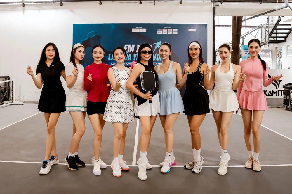 Á hậu Trà Ngọc Hằng tổ chức giải pickleball thiện nguyện - Ảnh 2.