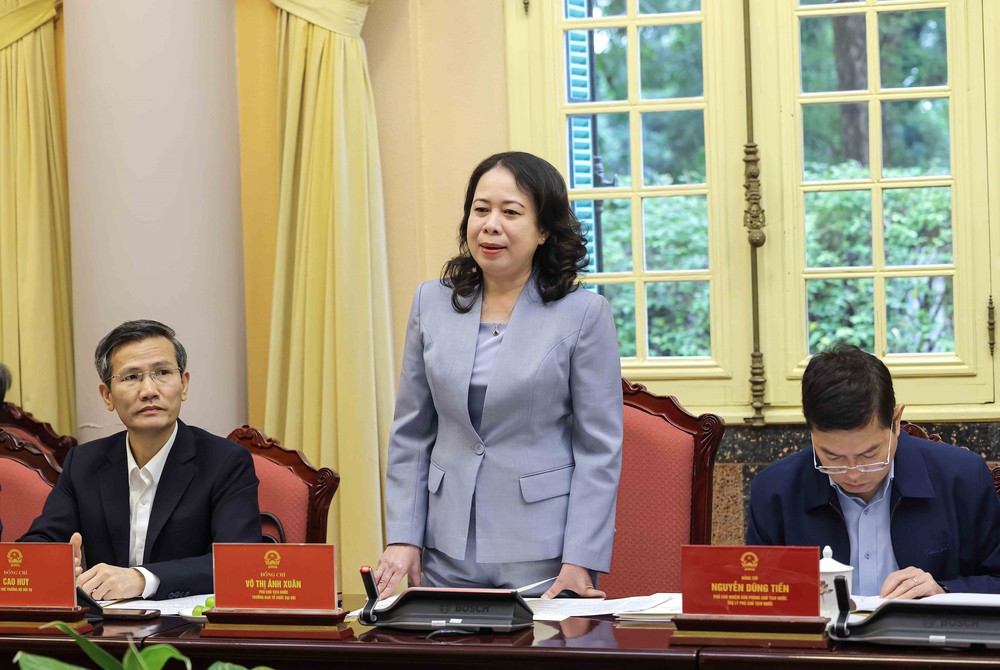 Phó Chủ tịch nước chủ trì Phiên họp lần thứ tư Ban Tổ chức Đại hội Thi đua yêu nước toàn quốc - Ảnh 2. Phó Chủ tịch nước chủ trì Phiên họp lần thứ tư Ban Tổ chức Đại hội Thi đua yêu nước toàn quốc - Ảnh 2.