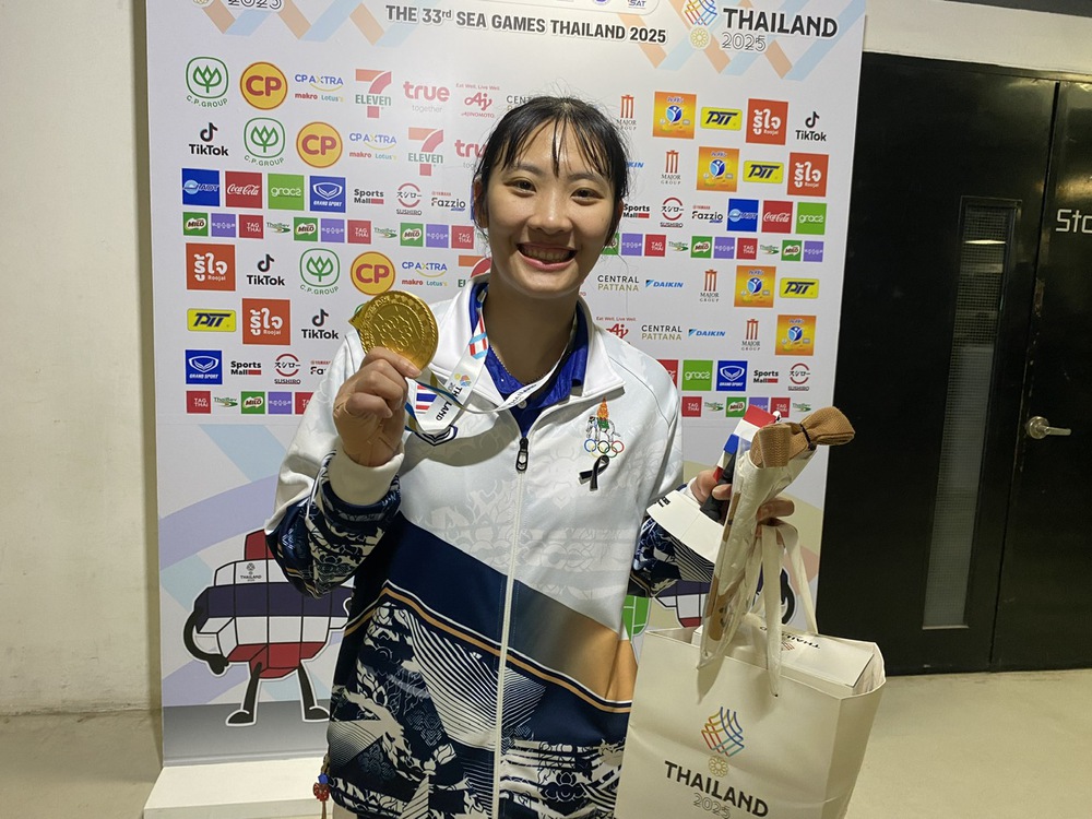 SEA Games 33: VĐV Thái Lan khâm phục đội tuyển bóng chuyền nữ Việt Nam - Ảnh 1.