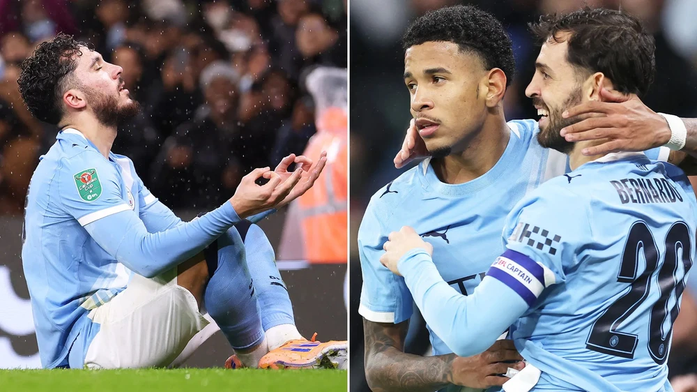 Dùng đội hình hai, Man City vẫn thẳng tiến vào bán kết Cúp Liên đoàn Anh - Ảnh 1. Dùng đội hình hai, Man City vẫn thẳng tiến vào bán kết Cúp Liên đoàn Anh - Ảnh 1.