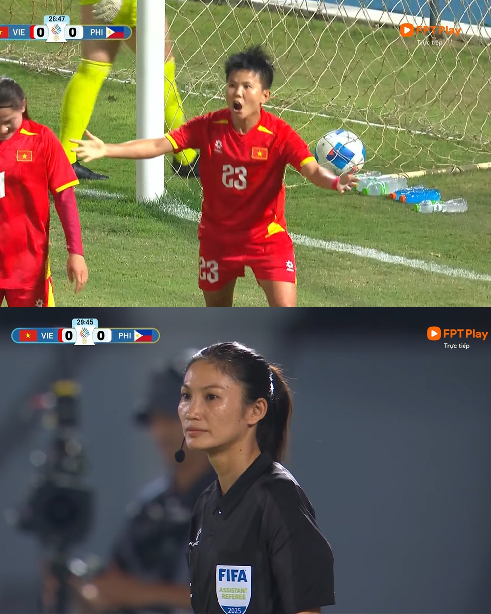 Sai lầm của trọng tài đã cướp mất tấm HCV SEA Games 2025 của bóng đá nữ Việt Nam - Ảnh 3. Sai lầm của trọng tài đã cướp mất tấm HCV SEA Games 2025 của bóng đá nữ Việt Nam - Ảnh 3.
