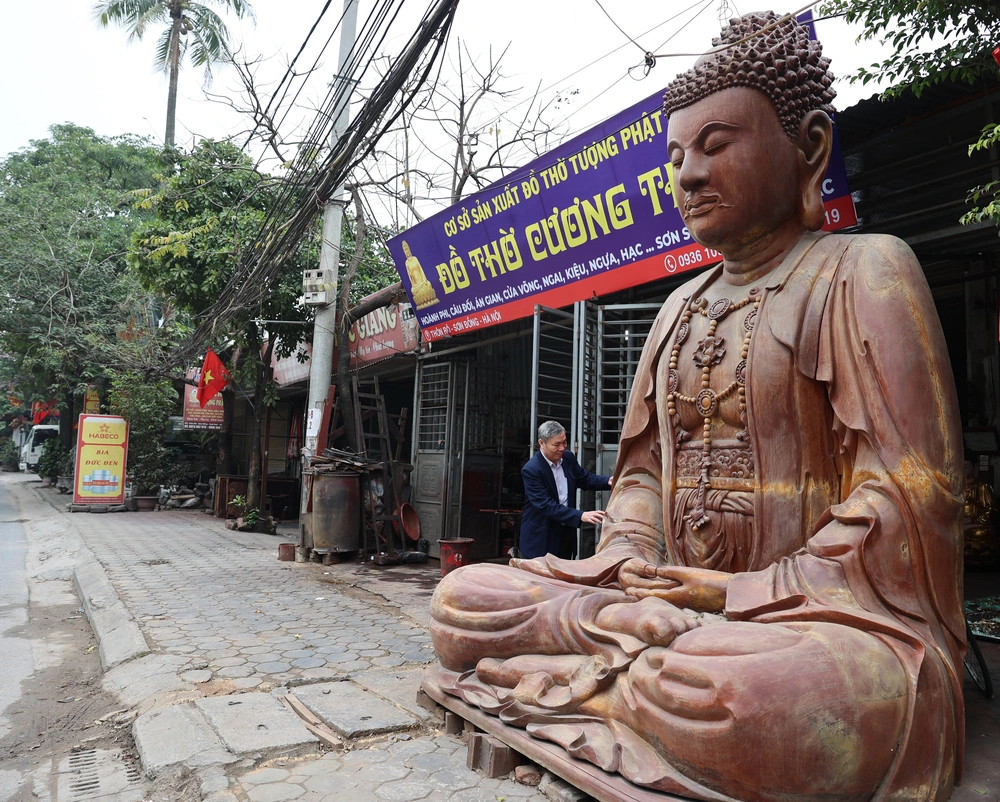 Vì một miền quê đáng sống: Làng nghề Sơn Đồng, biểu tượng sự trường tồn văn hóa - Ảnh 1. Vì một miền quê đáng sống: Làng nghề Sơn Đồng, biểu tượng sự trường tồn văn hóa - Ảnh 1.