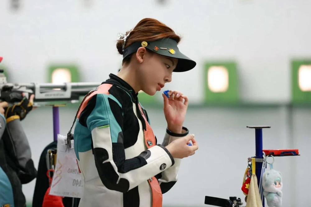 Cộng đồng mạng Thái Lan mê mẩn thiên thần bắn súng của Việt Nam tại SEA Games 2025 - Ảnh 5.