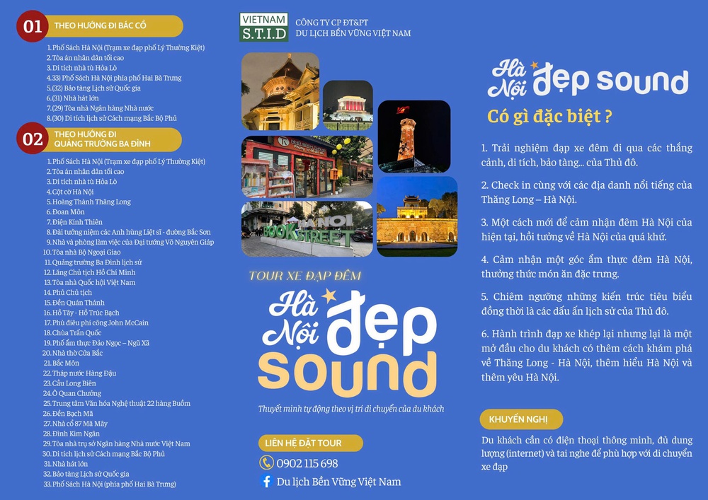 Tour xe đạp đêm “Hà Nội Đẹp Sound”: Nghe phố kể chuyện - Ảnh 1.
