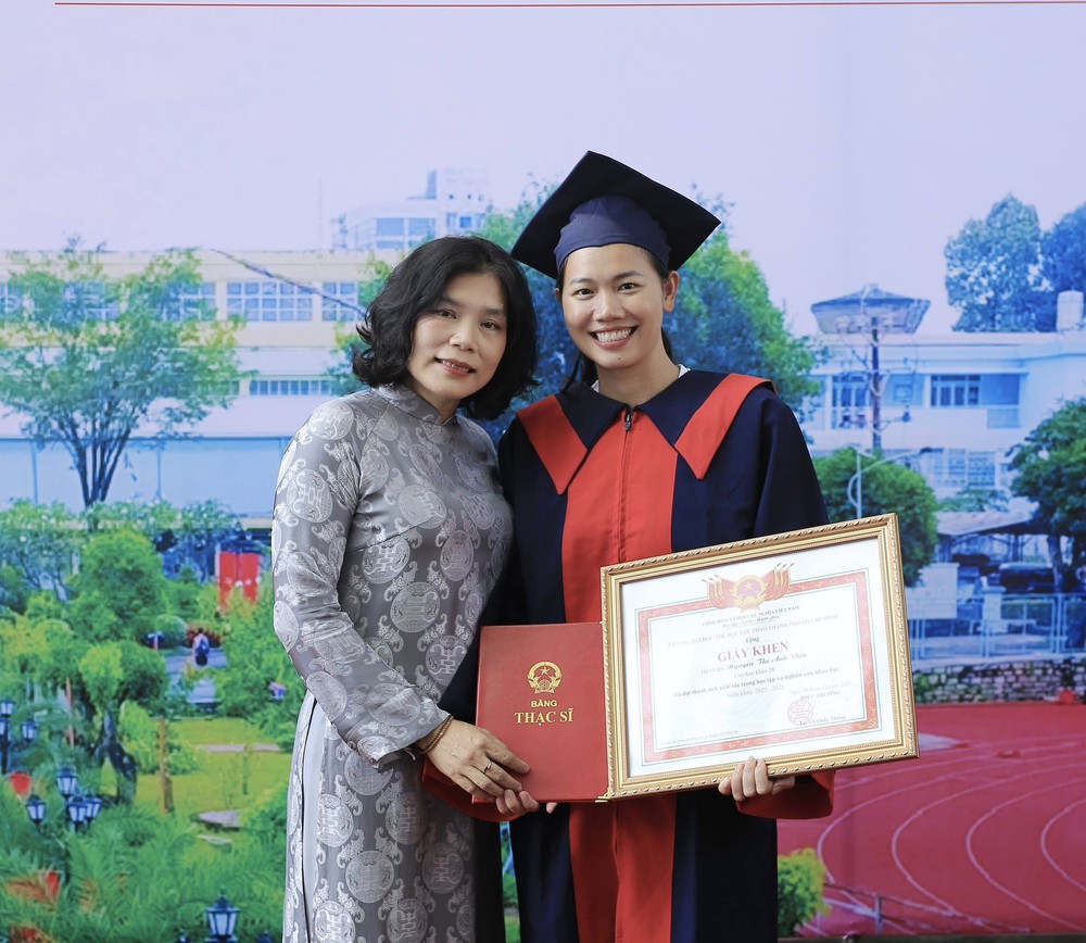 Ánh Viên hoàn thành chương trình thạc sĩ, khoe hành trình học tập đầy tự hào - Ảnh 2. Ánh Viên hoàn thành chương trình thạc sĩ, khoe hành trình học tập đầy tự hào - Ảnh 2.