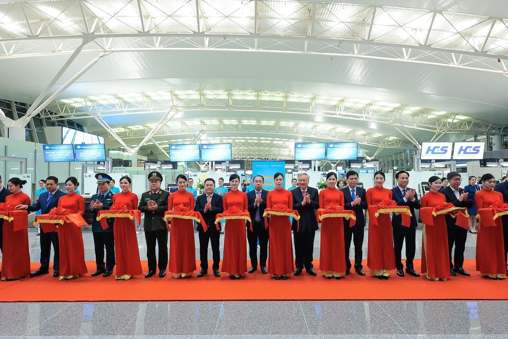 Lễ khánh thành Dự án mở rộng Nhà ga hành khách T2 Cảng hàng không Quốc tế Nội Bài - Ảnh 2.