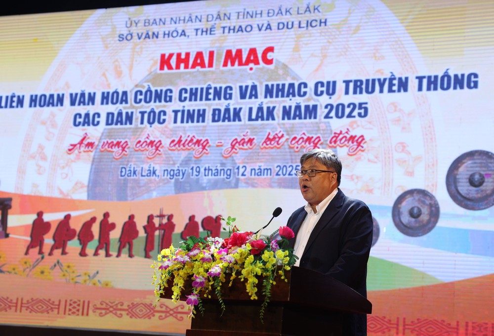 Kế thừa và phát huy di sản văn hóa cồng chiêng Tây Nguyên - Ảnh 1.