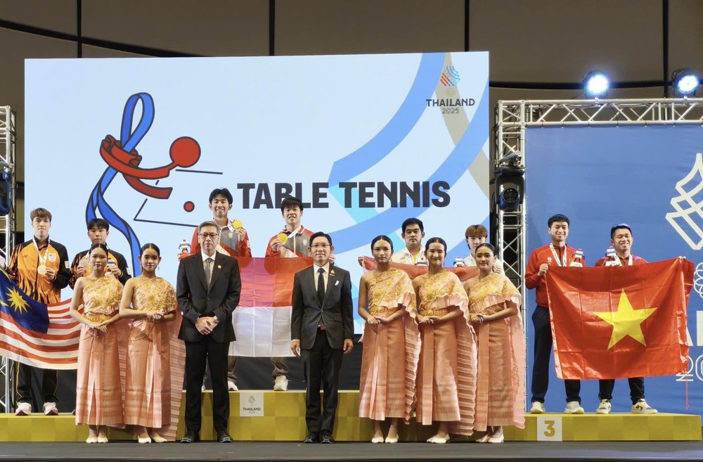 Đội tuyển bóng bàn Việt Nam đã kết thúc hành trình thi đấu ở SEA Games 2025