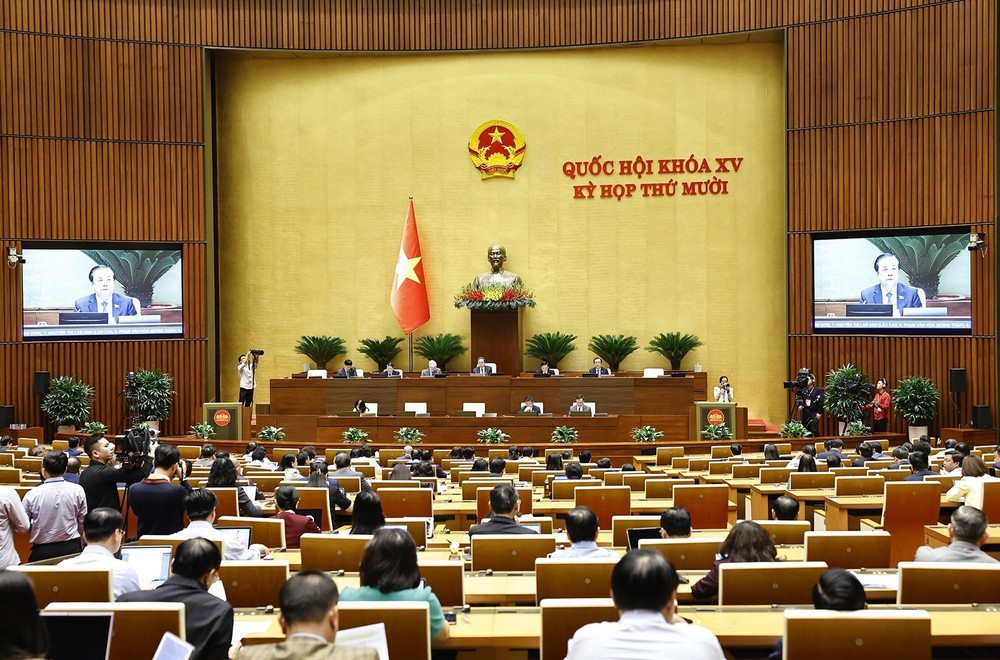 Kỳ họp thứ 10, Quốc hội khóa XV: Phân cấp mạnh mẽ và có lộ trình phù hợp để tiếng Anh trở thành ngôn ngữ thứ hai - Ảnh 1. Kỳ họp thứ 10, Quốc hội khóa XV: Phân cấp mạnh mẽ và có lộ trình phù hợp để tiếng Anh trở thành ngôn ngữ thứ hai - Ảnh 1.