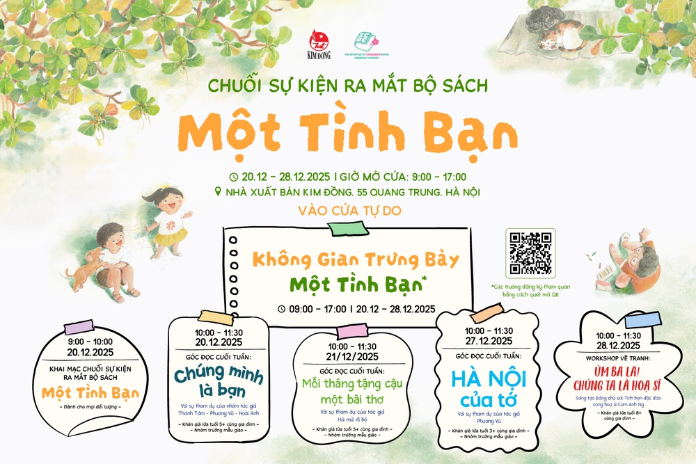 "Một tình bạn" nảy nở sống động trên những trang sách tranh - Ảnh 5.