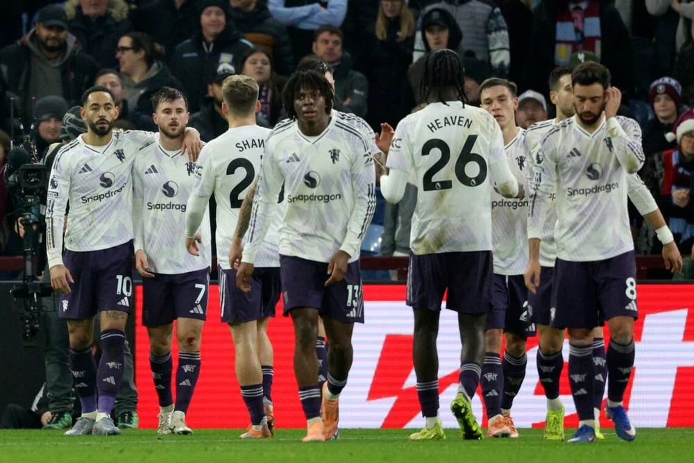 MU trắng tay khi làm khách của Aston Villa - Ảnh 1. MU trắng tay khi làm khách của Aston Villa - Ảnh 1.