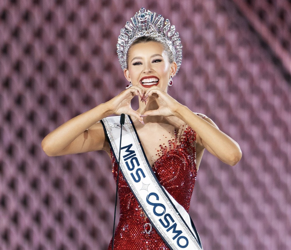 Người đẹp Mỹ đăng quang Miss Cosmo 2025 - Ảnh 5.