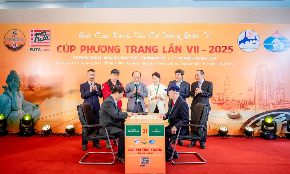 Khai mạc Giải Cờ tướng Các danh thủ Quốc tế: Cúp Phương Trang lần VII tại Đà Nẵng - Ảnh 2.