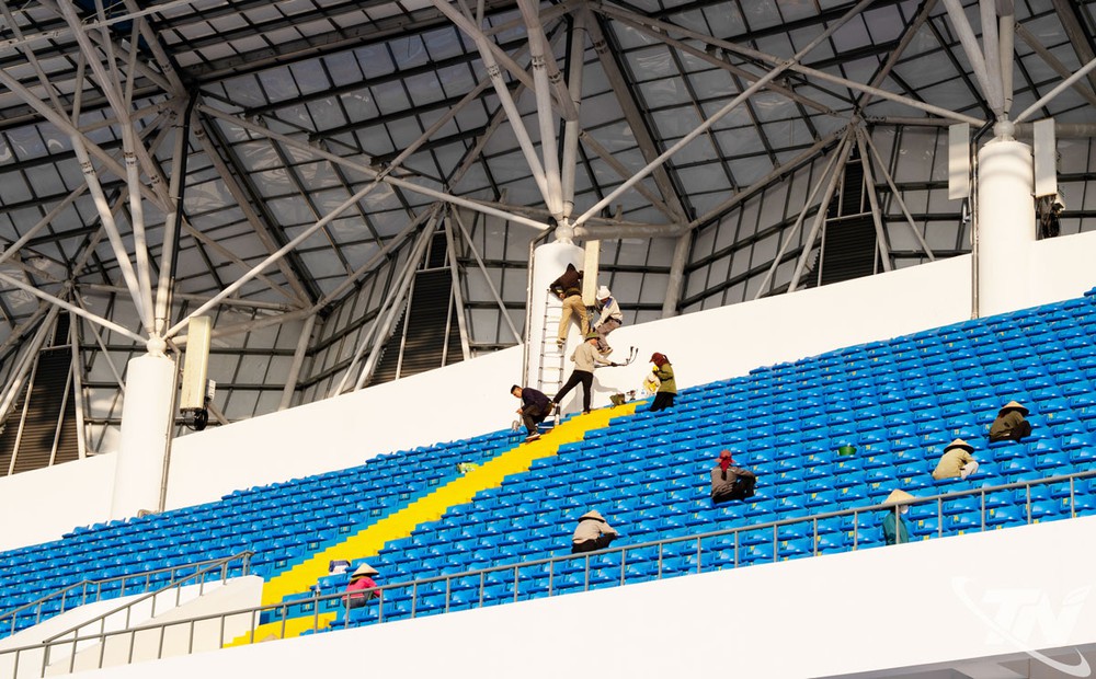 Cận cảnh SVĐ hơn 500 tỷ đồng vừa khánh thành, lớn nhất miền núi phía Bắc Việt Nam - Ảnh 7. Cận cảnh SVĐ hơn 500 tỷ đồng vừa khánh thành, lớn nhất miền núi phía Bắc Việt Nam - Ảnh 7.