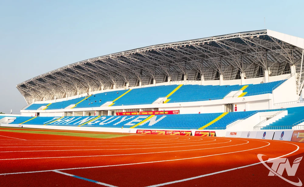 Cận cảnh SVĐ hơn 500 tỷ đồng vừa khánh thành, lớn nhất miền núi phía Bắc Việt Nam - Ảnh 6. Cận cảnh SVĐ hơn 500 tỷ đồng vừa khánh thành, lớn nhất miền núi phía Bắc Việt Nam - Ảnh 6.