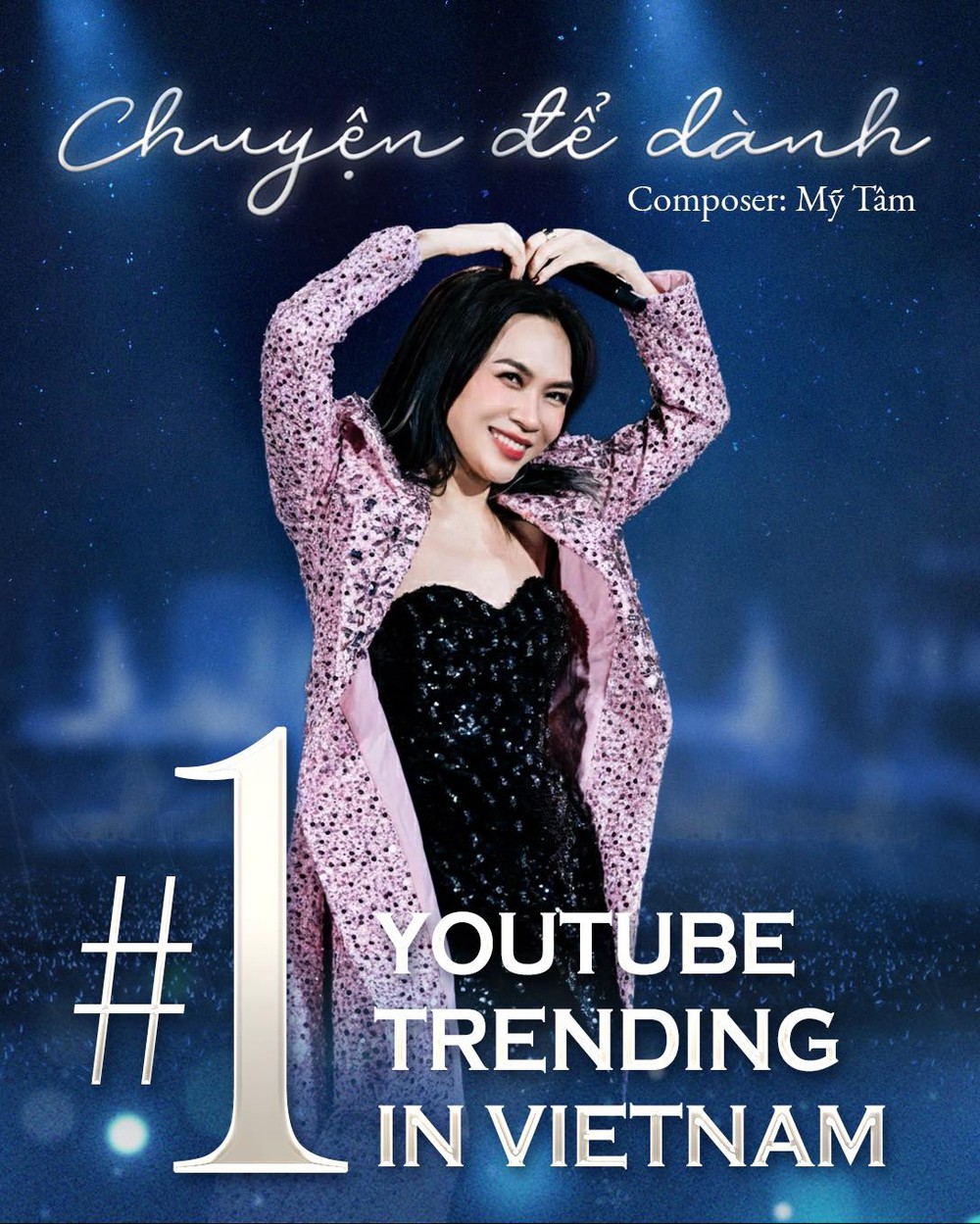 "Chuyện để dành" của Mỹ Tâm vươn lên Top 1 YouTube Trending - Ảnh 1.