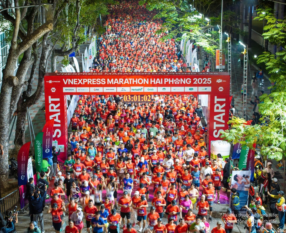 Herbalife Việt Nam đồng hành VnExpress Marathon Hải Phòng 2025, lan tỏa lối sống năng động - Ảnh 1.
