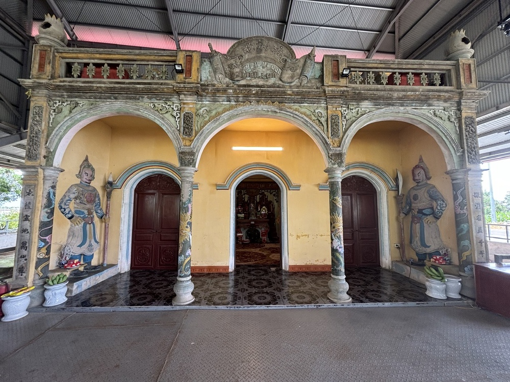 Ngắm vẻ vàng son của di tích hành cung Lỗ Giang thời Trần - Ảnh 1.