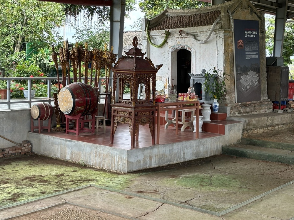 Ngắm vẻ vàng son của di tích hành cung Lỗ Giang thời Trần - Ảnh 2.