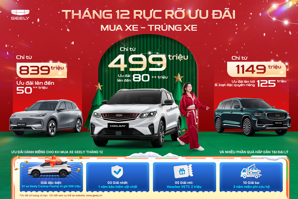 Mua xe trúng xe: Geely Việt Nam khuấy động thị trường ô tô cuối năm với siêu ưu đãi - Ảnh 3.