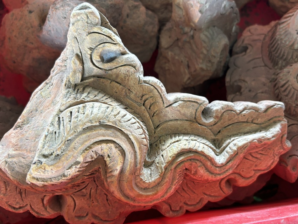 Ngắm vẻ vàng son của di tích hành cung Lỗ Giang thời Trần - Ảnh 5.