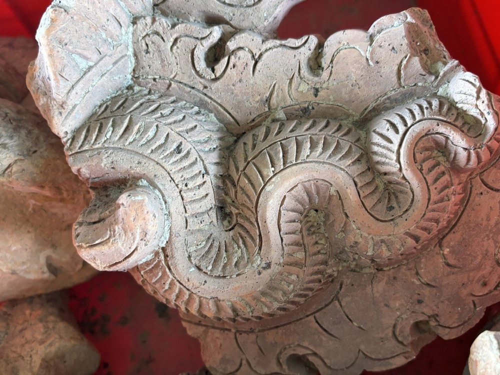 Ngắm vẻ vàng son của di tích hành cung Lỗ Giang thời Trần - Ảnh 6.