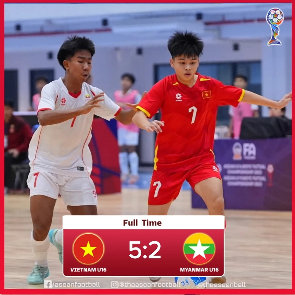 Đội bóng Việt Nam vượt trội đẳng cấp so với đối thủ, đại thắng ở giải Đông Nam Á 2025 - Ảnh 2. Đội bóng Việt Nam vượt trội đẳng cấp so với đối thủ, đại thắng ở giải Đông Nam Á 2025 - Ảnh 2.