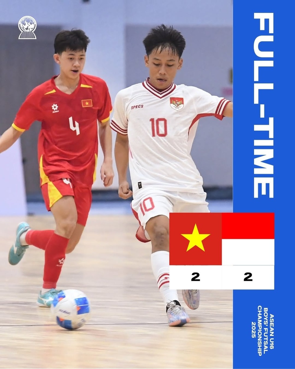 Link xem trực tiếp bóng đá futsal Việt Nam vs Myanmar 17h30 hôm nay, futsal U16 Đông Nam Á 2025 - Ảnh 2.