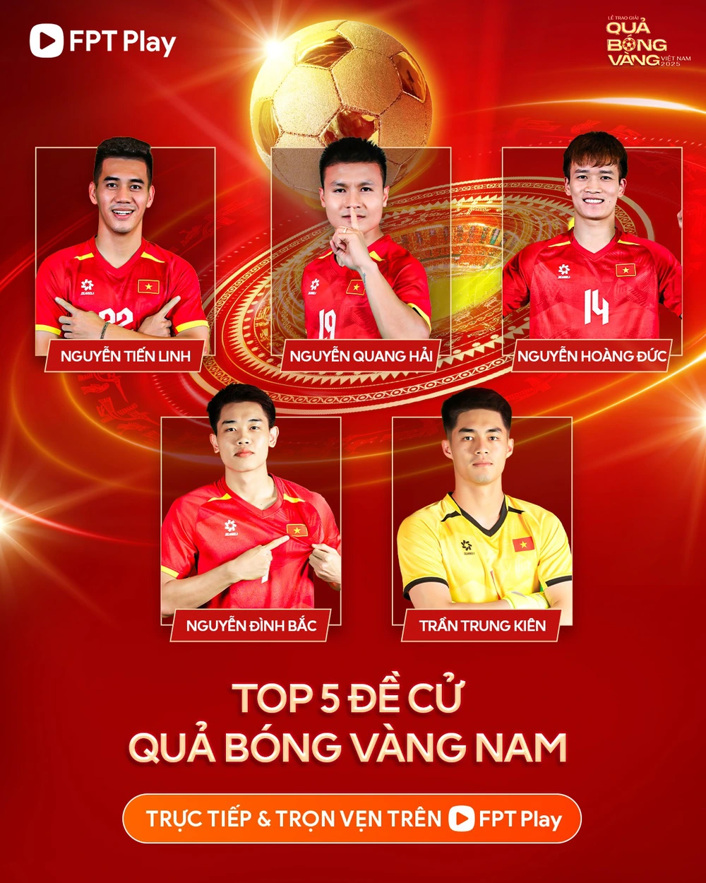 Trực tiếp lễ trao giải Quả bóng Vàng Việt Nam 2025 - Ảnh 2.