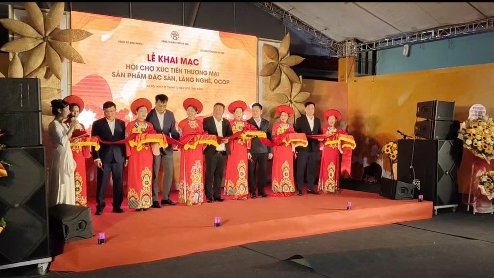 Khai mạc Hội chợ xúc tiến thương mại sản phẩm đặc sản làng nghề, OCOP - Ảnh 3.