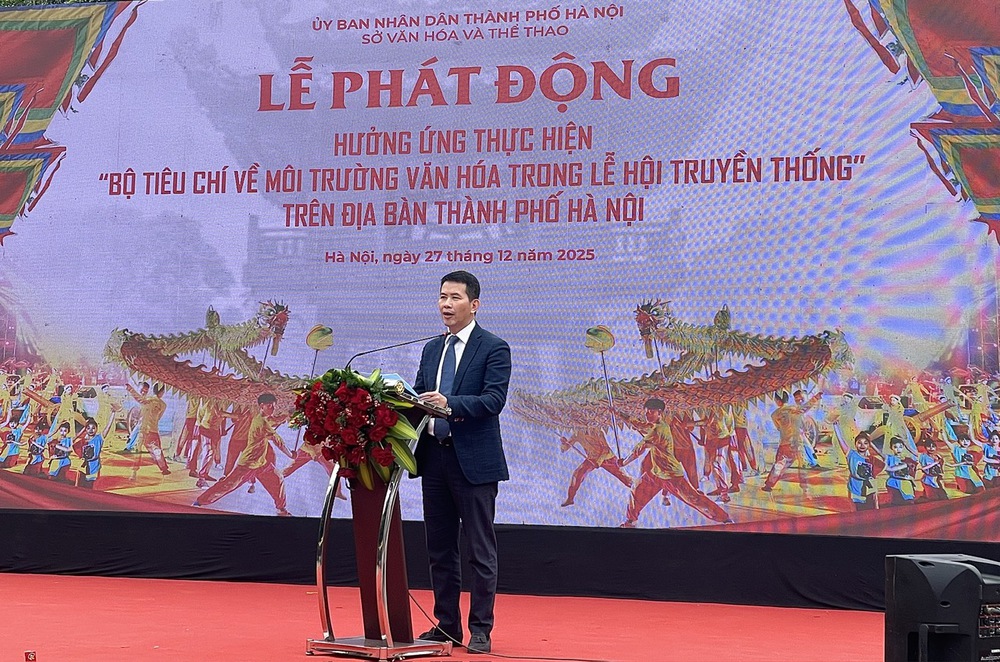 Hà Nội quyết tâm nâng tầm giá trị di sản qua "Bộ tiêu chí về môi trường văn hóa trong lễ hội truyền thống" - Ảnh 1.