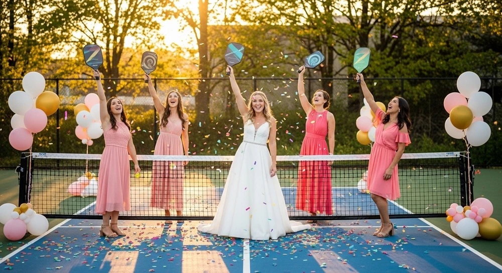 Đám cưới mang phong cách pickleball trở thành xu hướng được yêu thích nhất năm - Ảnh 2.