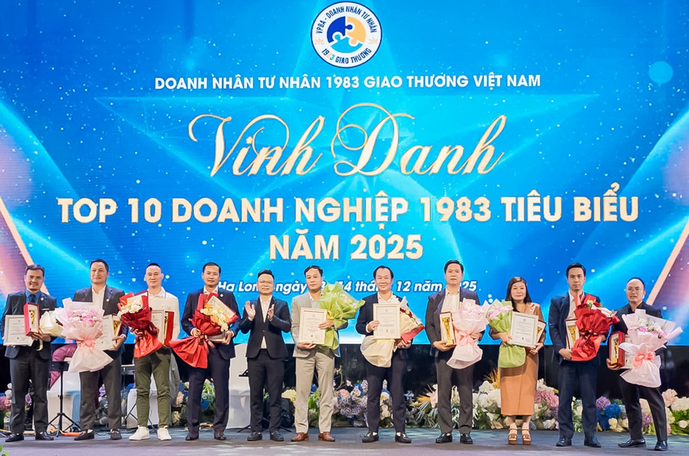 Vinh danh Top 10 Doanh nghiệp Tiêu biểu 1983 năm 2025: Dấu ấn giá trị của cộng đồng doanh nhân tư nhân Việt Nam - Ảnh 2.