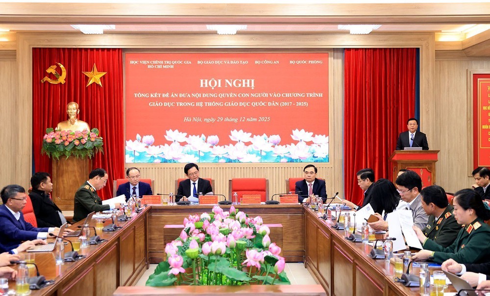 Đưa nội dung quyền con người vào chương trình giáo dục trong hệ thống giáo dục quốc dân - Ảnh 1. Đưa nội dung quyền con người vào chương trình giáo dục trong hệ thống giáo dục quốc dân - Ảnh 1.