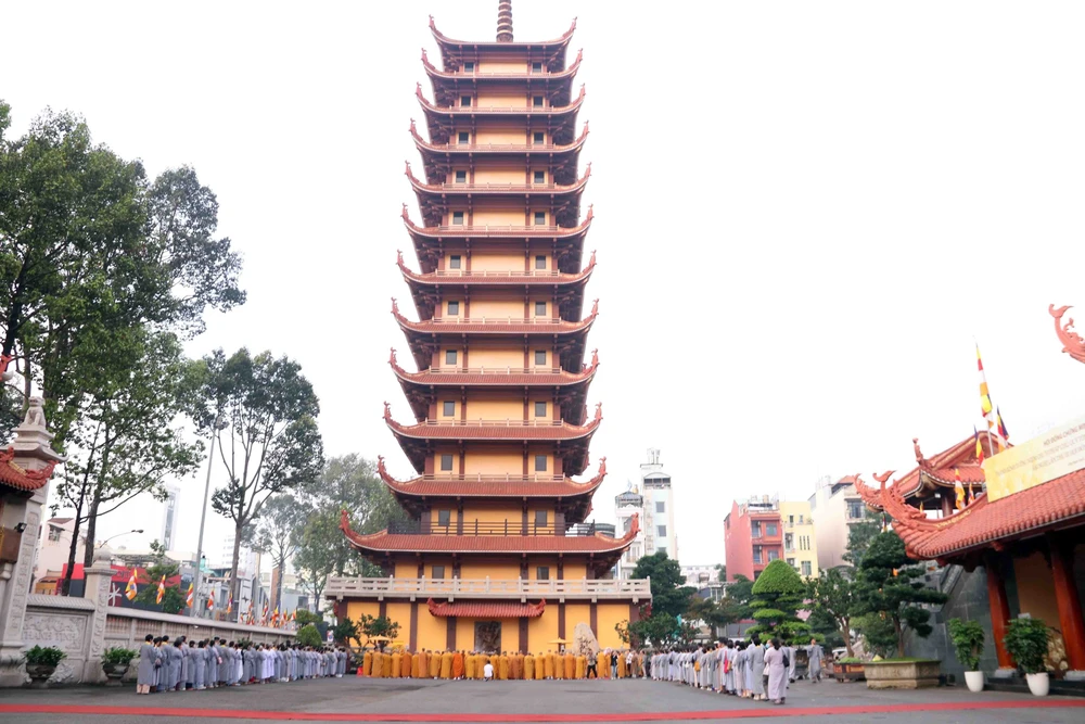 Lễ an vị vĩnh viễn Xá lợi Trái tim Bồ-tát Thích Quảng Đức - Ảnh 9. Lễ an vị vĩnh viễn Xá lợi Trái tim Bồ-tát Thích Quảng Đức - Ảnh 9.